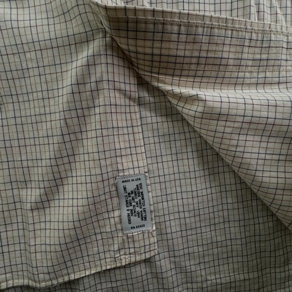 VTG Gitman Bros For Hunt Club Clothiers Button Up Shirt Long Sleeve Check 17 35 - Picture 13 of 16